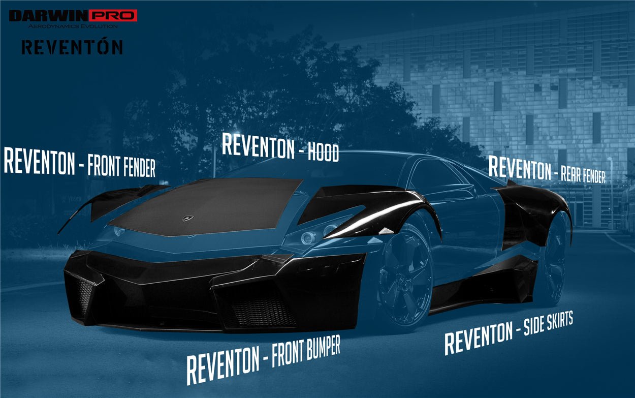 2001 - 2010 Lamborghini Murcielago Reventon Style Full Body Kit