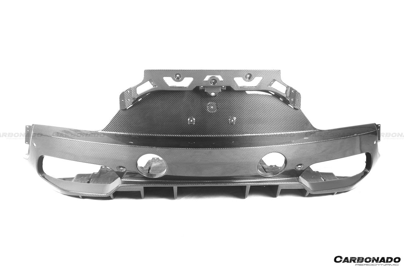 2020 - 2025 Maserati MC20 OE Dry Carbon Fiber Rear Lip Diffuser