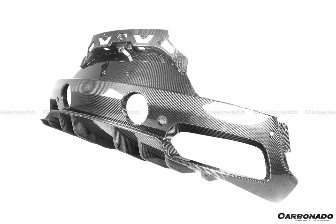 2020 - 2025 Maserati MC20 OE Dry Carbon Fiber Rear Lip Diffuser