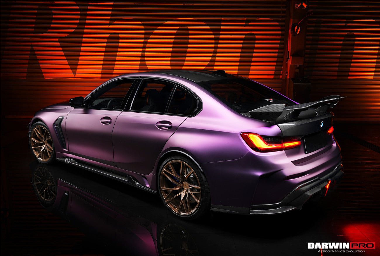 2021-UP BMW M3 G80 BKSSII Style Rear Bumper W/ Exhaust Tips