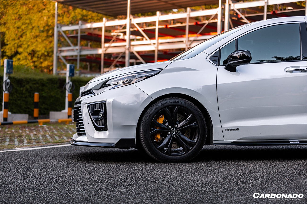 2021 - 2025 Toyota GR SIENNA CA-II Style PP Material Front Bumper With Light