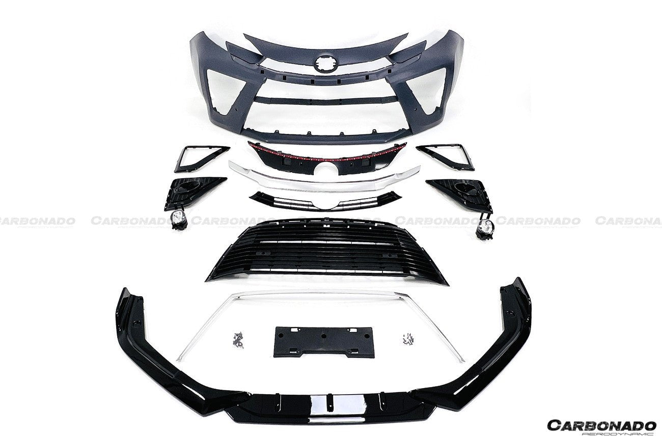 2021 - 2025 Toyota GR SIENNA CA-II Style PP Material Front Bumper With Light