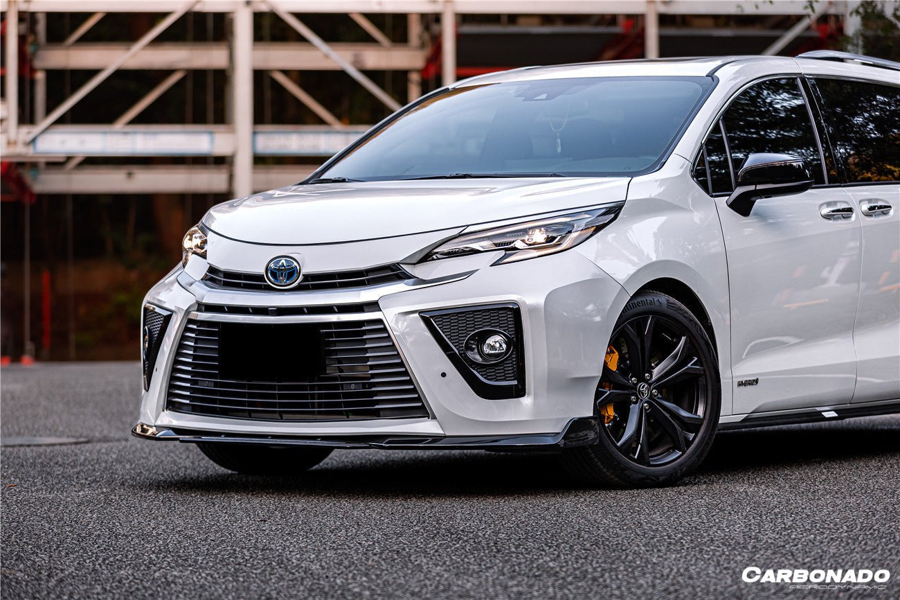 2021 - 2025 Toyota GR SIENNA CA-II Style PP Material Front Bumper With Light
