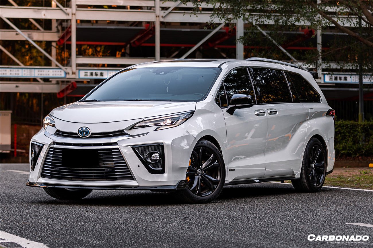 2021 - 2025 Toyota GR SIENNA CA-II Style PP Material Front Bumper With Light