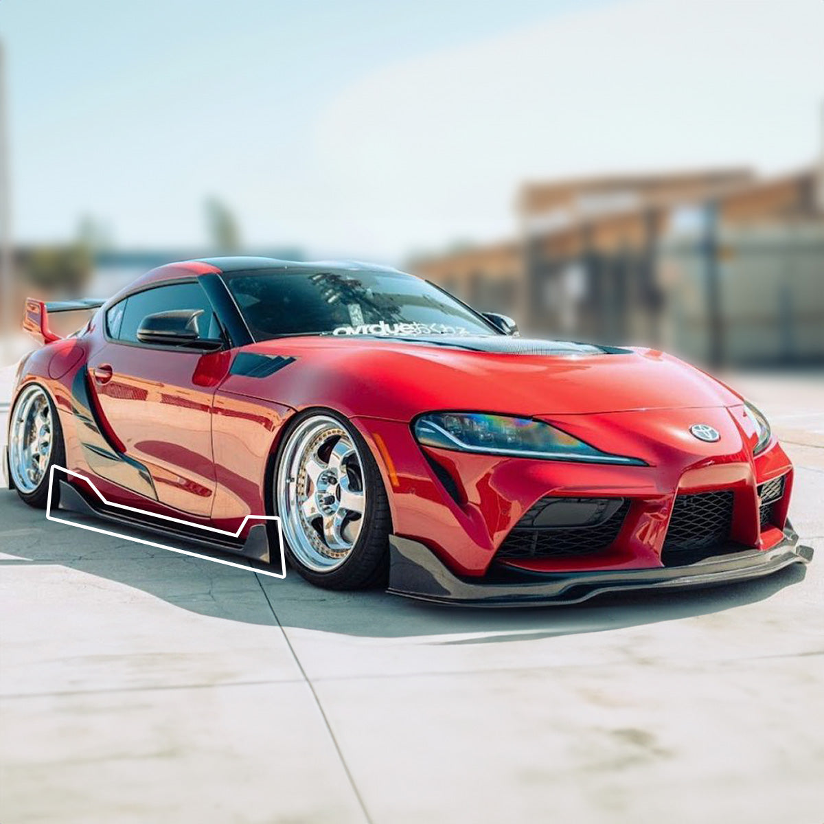 Toyota Supra A90/A91 AG Style Carbon Fiber Side Extension (2020-2024)