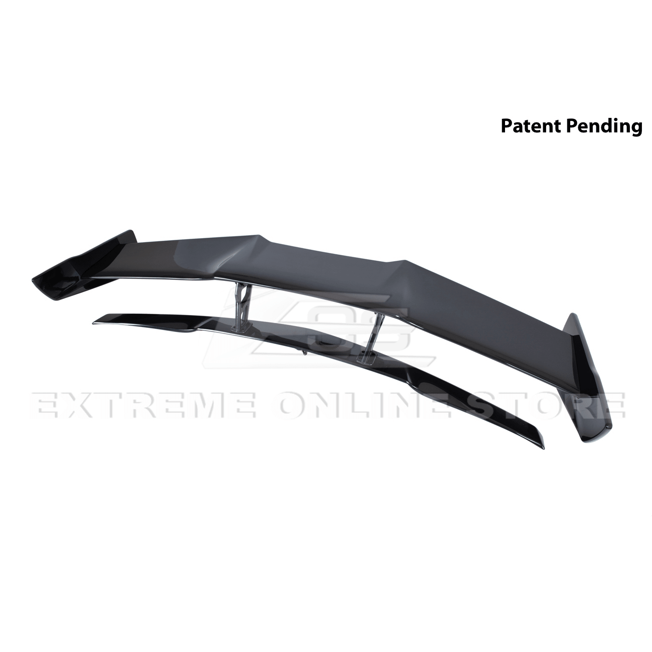 Chevrolet Corvette C7 ZR1 ZTK Style Carbon Fiber High Wing Rear Spoiler Kit 2014-2019