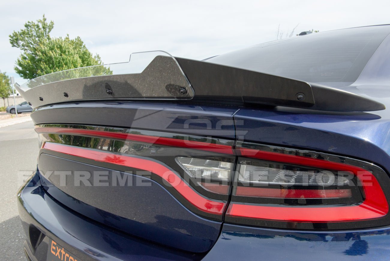 Dodge Charger LD SRT Style Full Aero Kit Splitter Side Skirts Wickerbill Spoiler 2015-Up