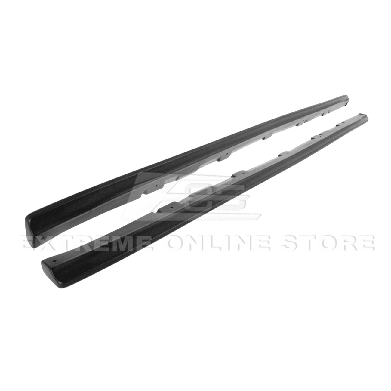 Subaru WRX STI VA CS Style Carbon Fiber Primer Black Side Skirts Rocker Panels 2015-2021