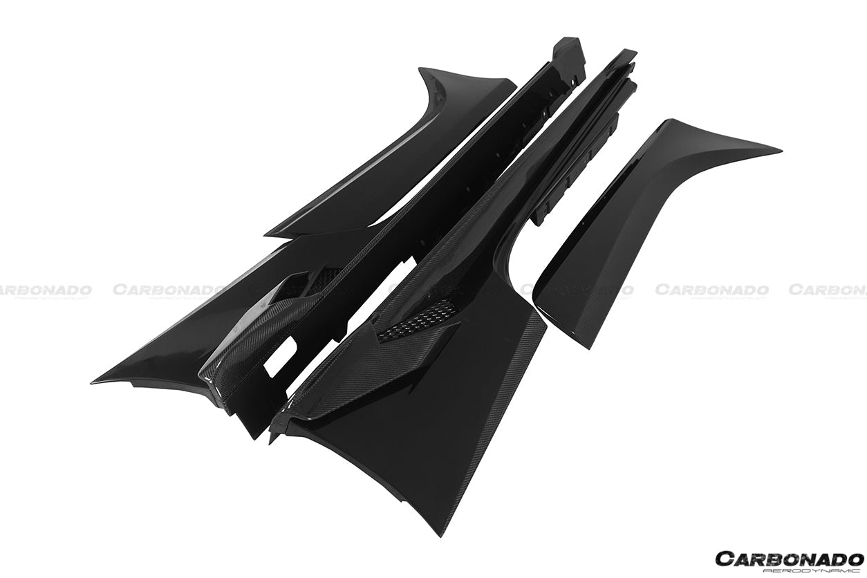 2015 - 2020 Ferrari 488 GTB/Spyder MSY Style Side Skirts
