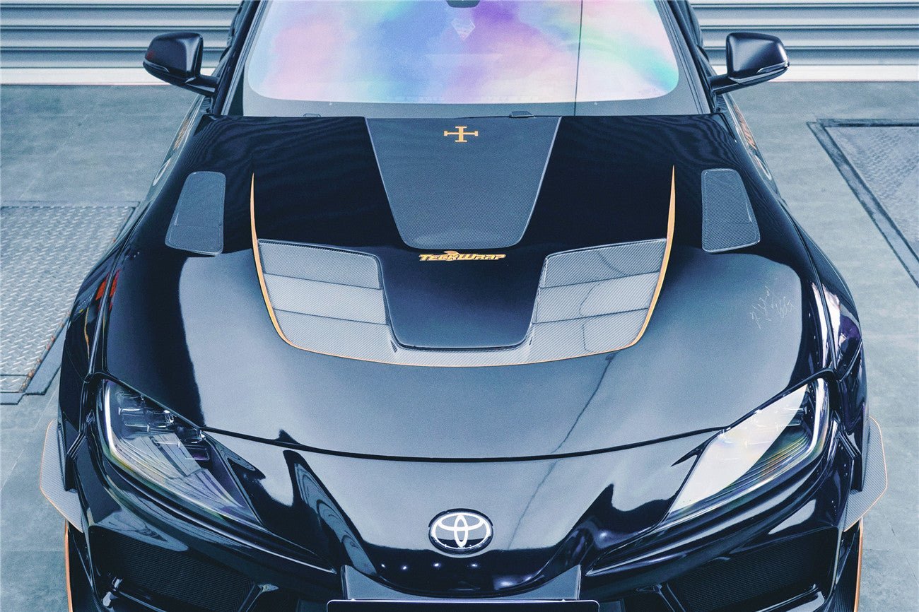 Toyota GR Supra A90 A91 Carbon Fiber Hood (2019–2025)