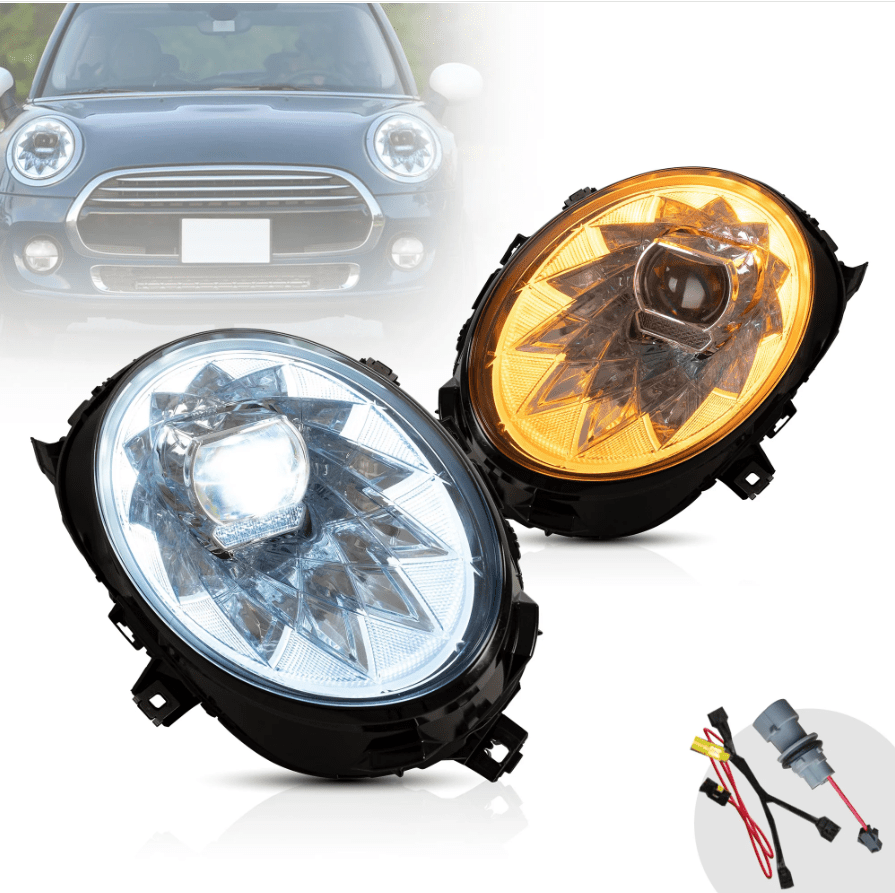 Mini Cooper F56 LED Headlights for Halogen Models (2014-2018)