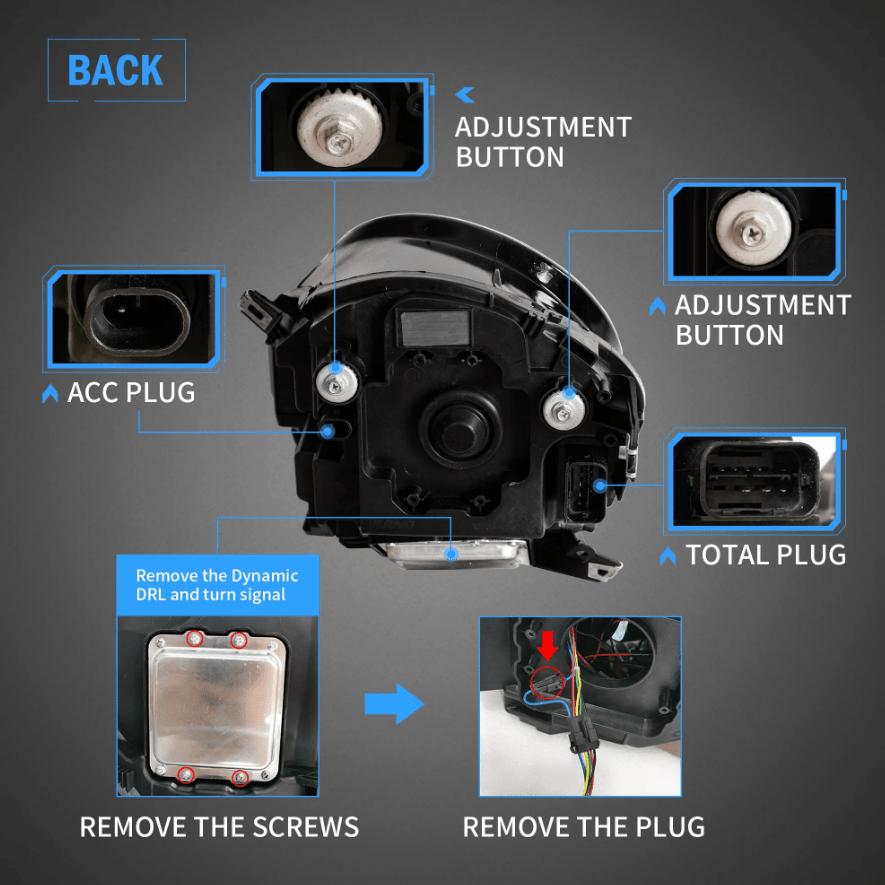 Mini Cooper F56 LED Headlights for Halogen Models (2014-2018)