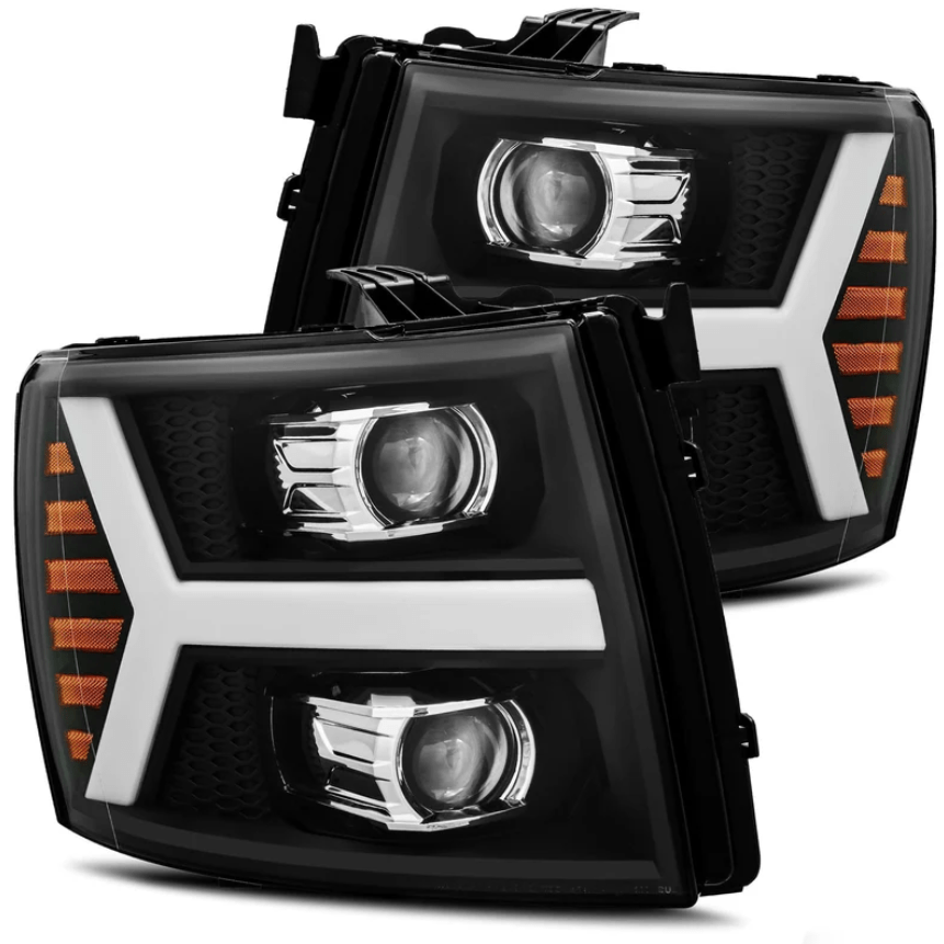 Chevrolet Silverado PRO-Series Halogen Projector Headlights 2007-2013