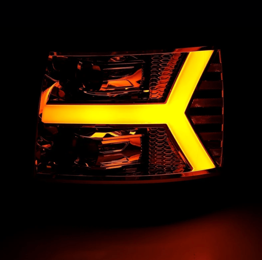 Chevrolet Silverado PRO-Series Halogen Projector Headlights 2007-2013