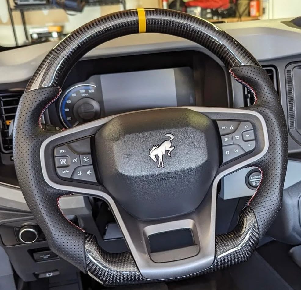 Ford Bronco U725 Custom Carbon Fiber Steering Wheel 2021-Up