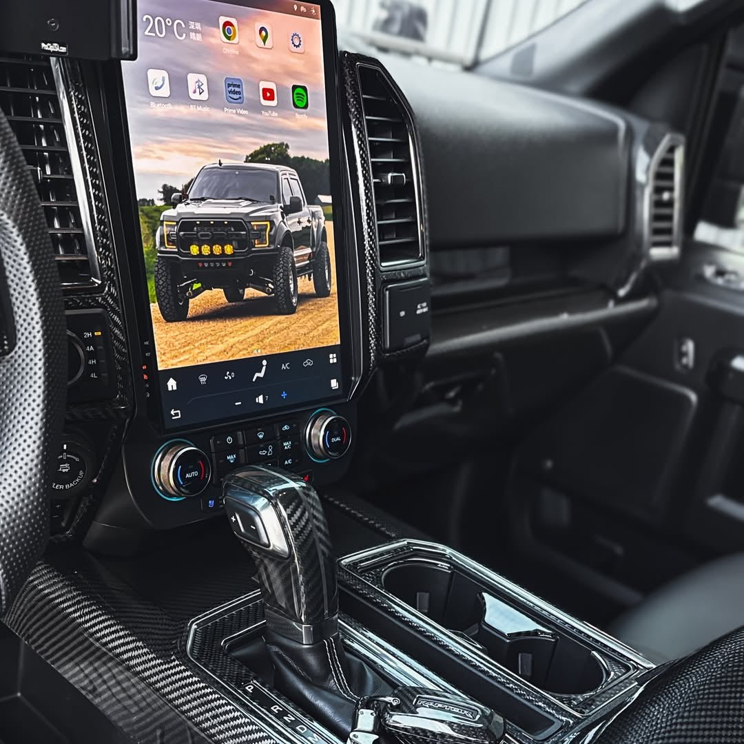 Ford F-150 12 Inch 14 Inch Vertical Touchscreen CarPlay Infotainment System 2015-2020
