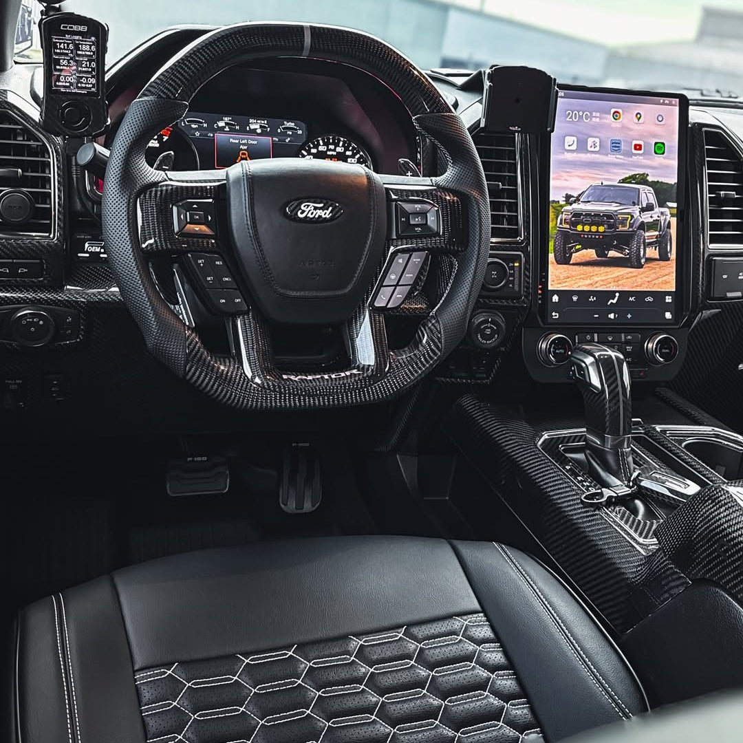 Ford F-150 12 Inch 14 Inch Vertical Touchscreen CarPlay Infotainment System 2015-2020