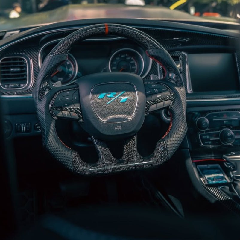 Dodge Charger LD Custom Carbon Fiber Steering Wheel 2015-2023