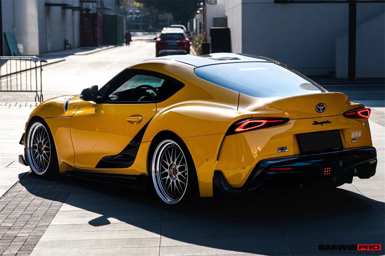 2019 - 2025 Toyota GR Supra (J29 & DB) A90 A91 BKSS Style Carbon Fiber Rear Diffuser Lip