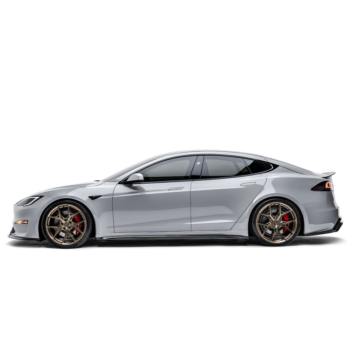 Tesla Model S Carbon Fiber Side Skirt 2021 - 2025