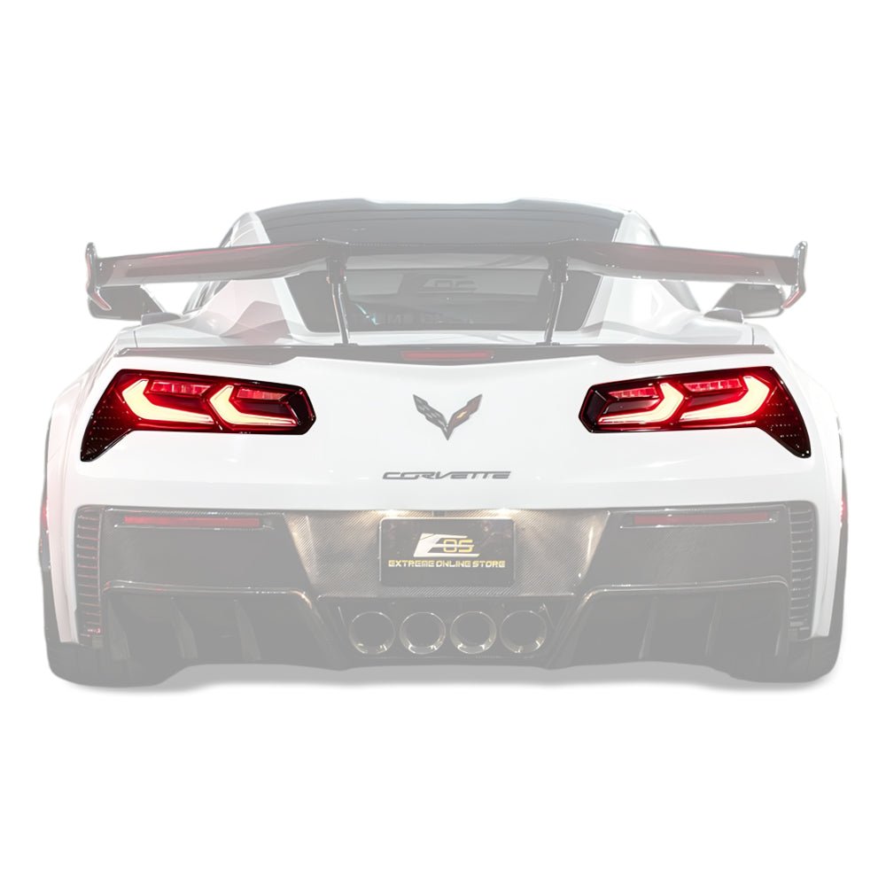 Chevrolet Corvette C7 GM Factory Style Smoke Clear Lens Rear Taillight 2014-2019