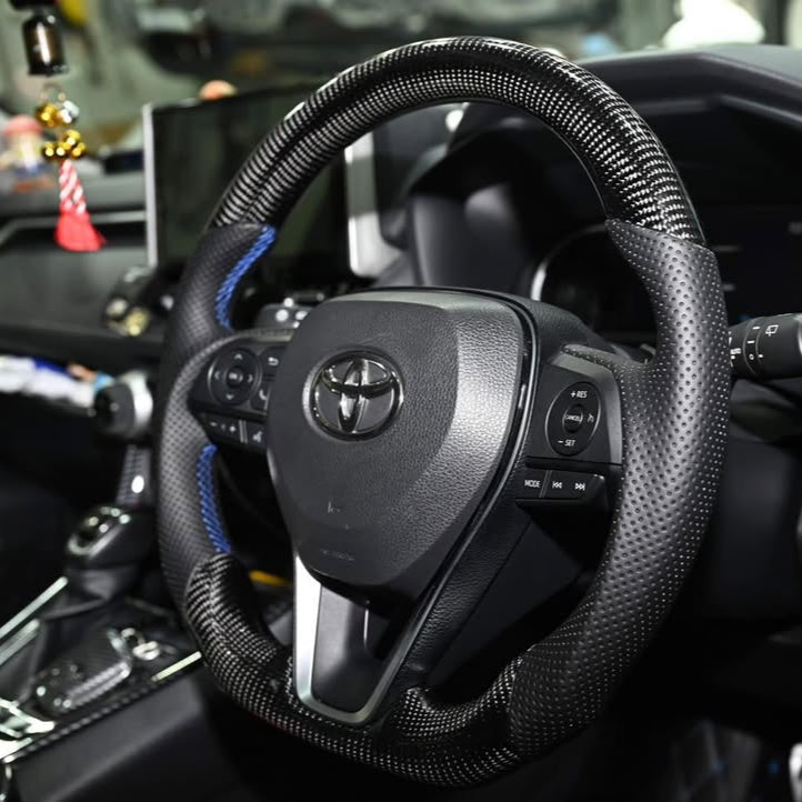 Toyota RAV4 XA50 Custom Carbon Fiber Steering Wheel 2019-2025