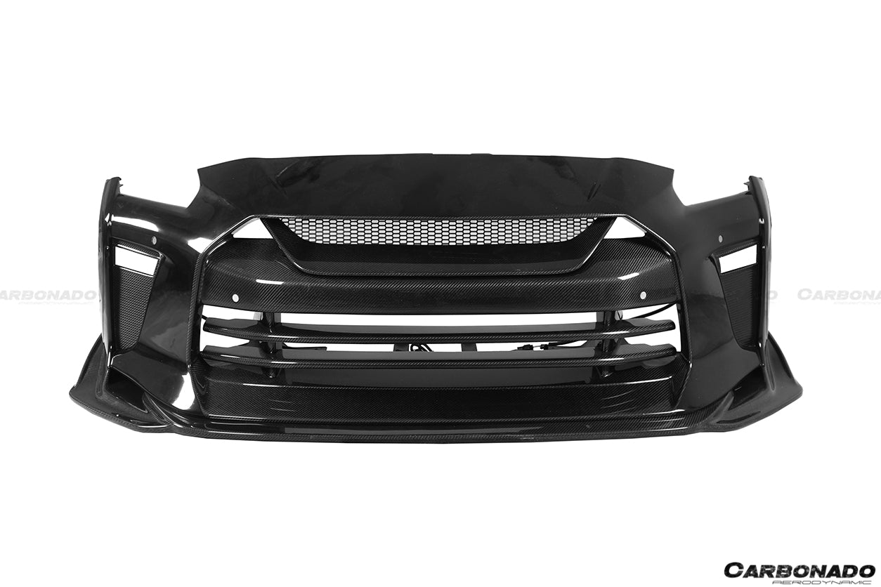 2008 - 2022 Nissan GTR R35 CBA/DBA/EBA TS Style Front Bumper