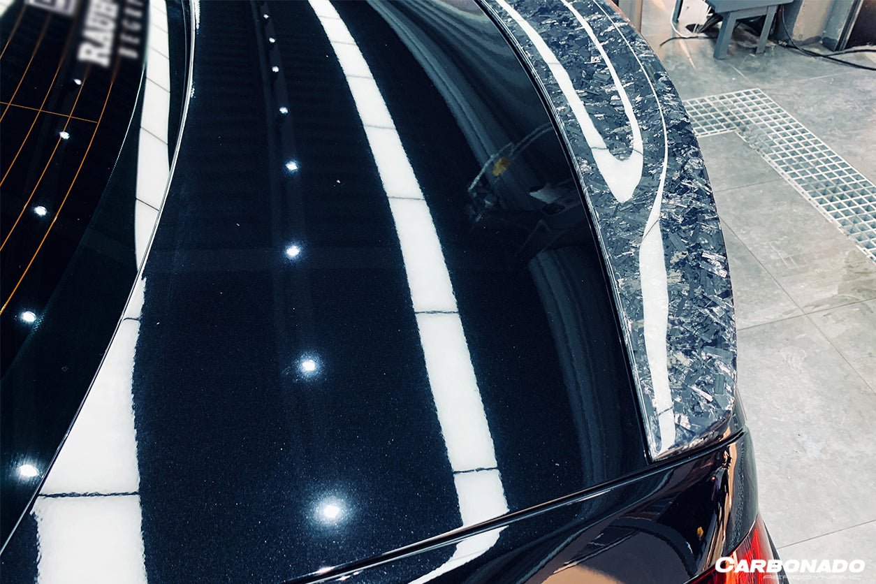 2014 - 2020 Mercedes Benz S Class W222 Sedan S63 S65 AMG RT Style Carbon Fiber Trunk Spoiler