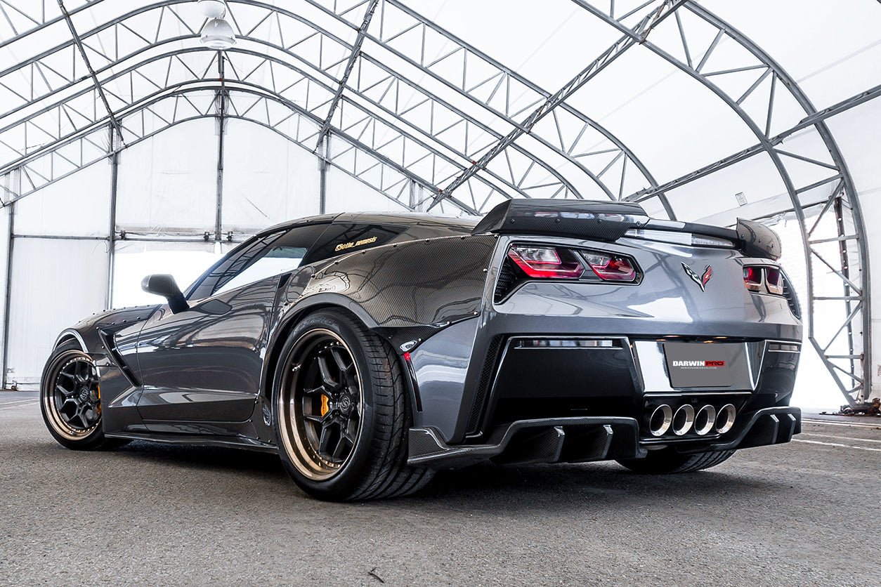 2013-2019 Corvette C7 Z51 Z06 Grandsport Carbon Fiber Trunk Spoiler