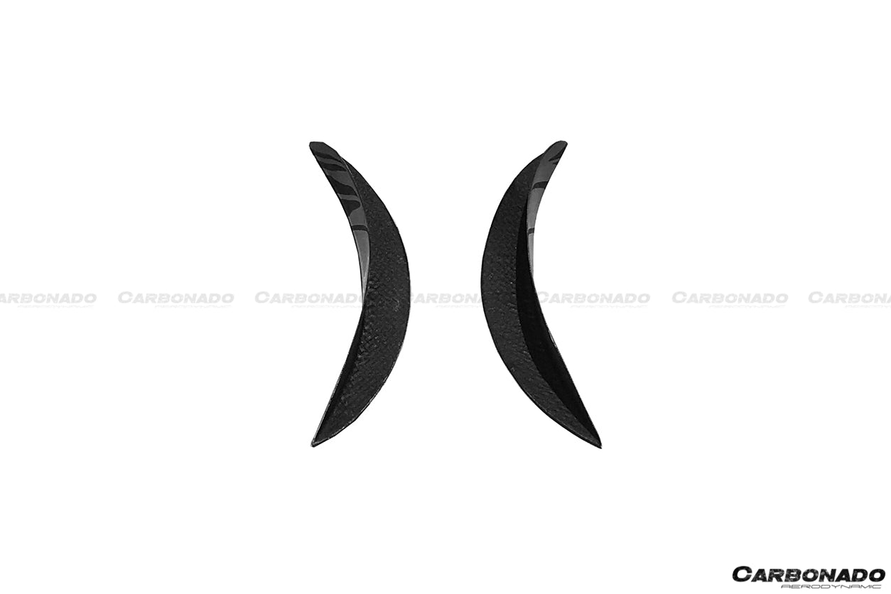 2015 - 2017 Mercedes Benz AMG GT/GTS RS Style Carbon Fiber Front Canards