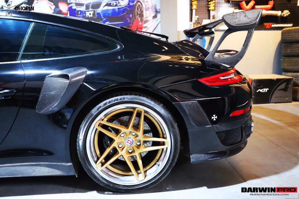2016 - 2018 Porsche 911 991.2 Carrera/Targa 4/4S GT2RS Style Rear Bumper
