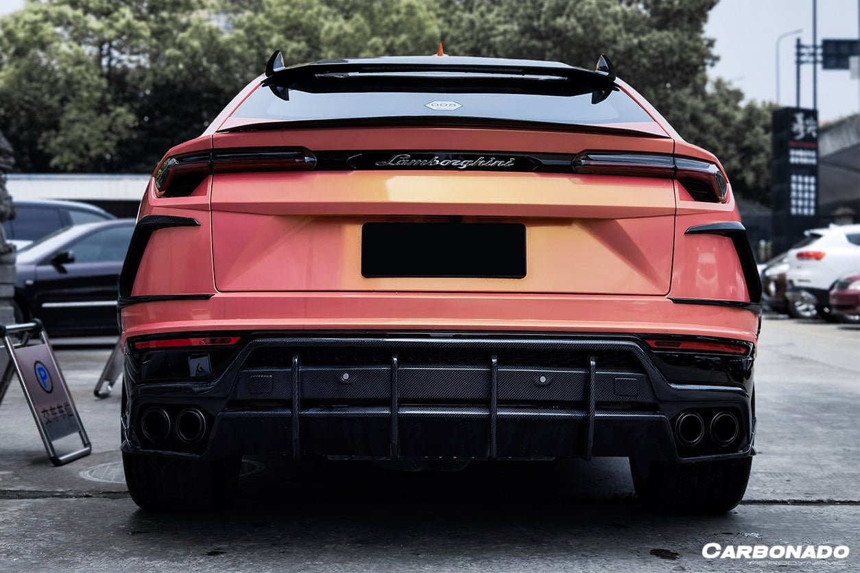 2018 - 2022 Lamborghini URUS TC Style Dry Carbon Fiber Rear Bumper Vents
