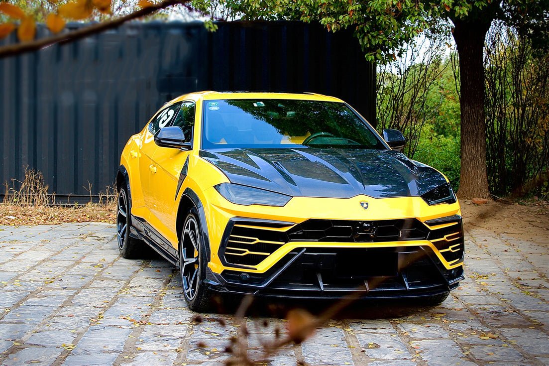 2018 - 2022 Lamborghini URUS TC Style Dry Carbon Fiber Front Lip Both UP and Down