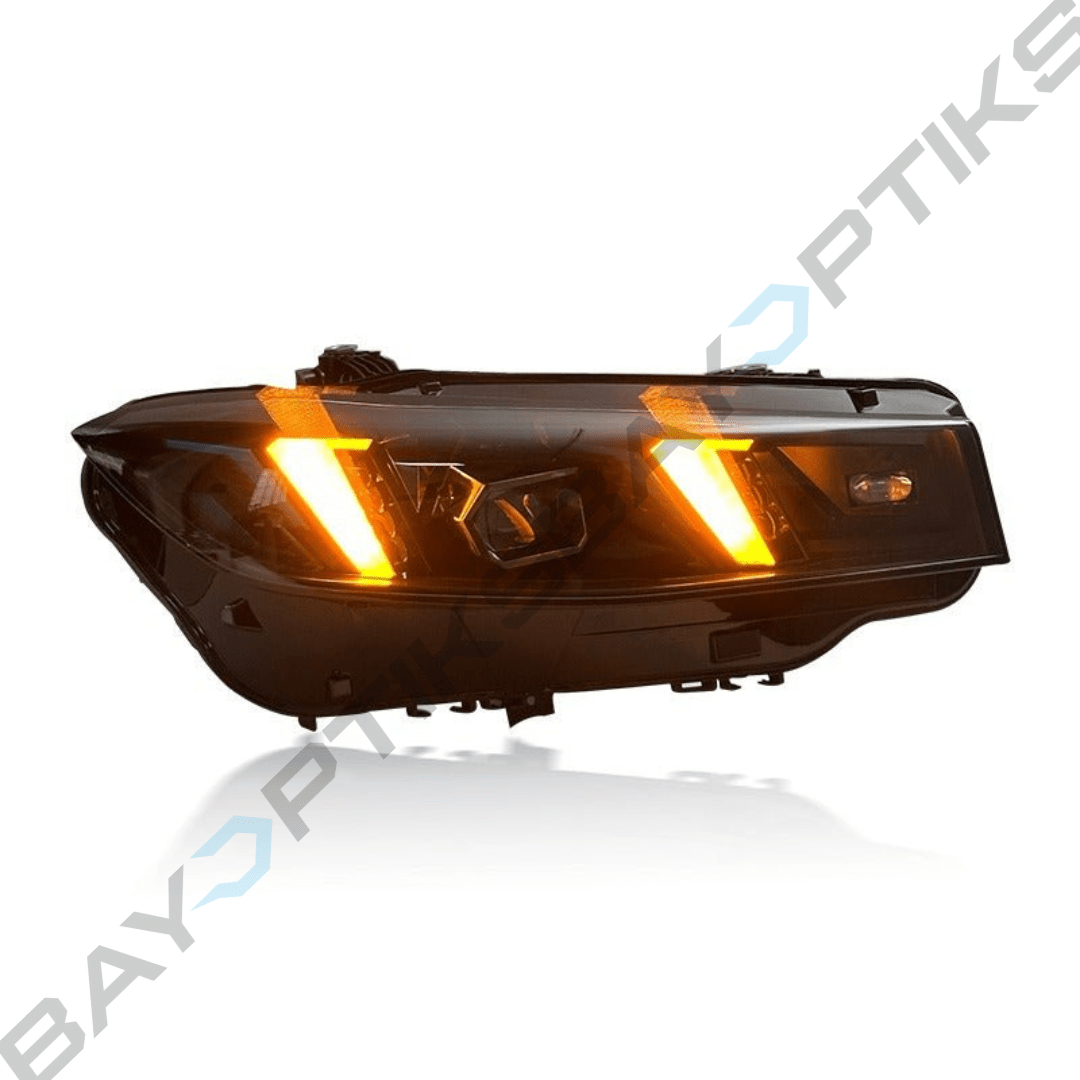 BMW G20 Complete Snake Eyes Style CSL Yellow/White LED Headlights 2023 - 2025