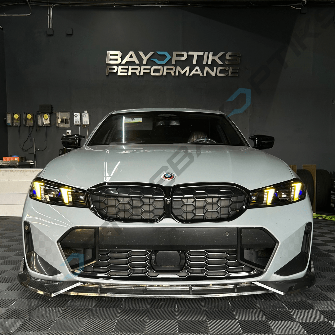 BMW G20 Complete Snake Eyes Style CSL Yellow/White LED Headlights 2023 - 2025