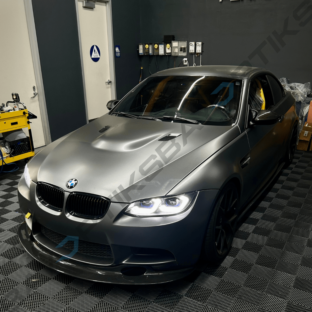 BMW E9X E90 E92 M3 & E92 Coupe Laser Style LED Headlights CSL Yellow/White