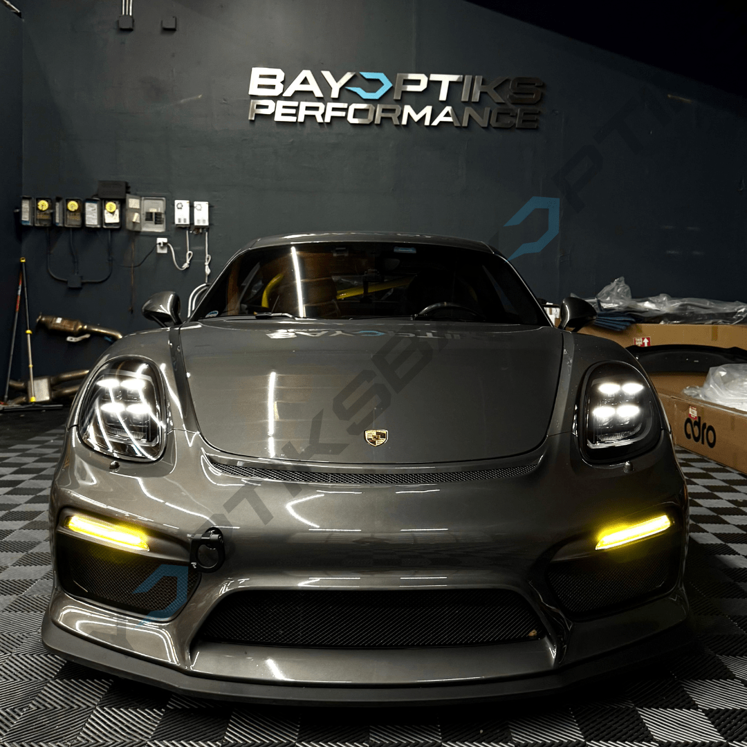 Matrix Style LED Headlights for Porsche 981 Boxster Cayman / GT4 2013 - 2016