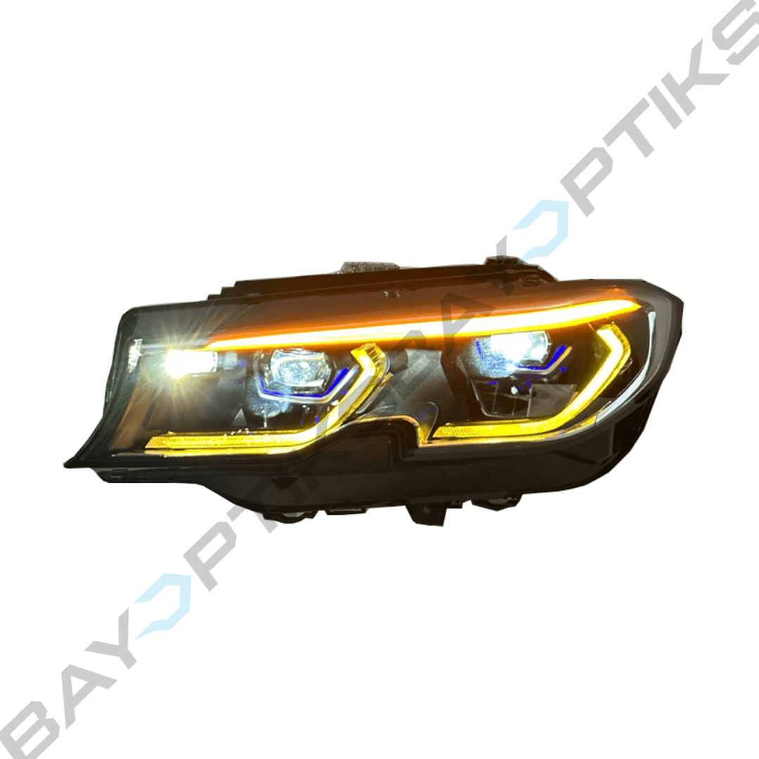 BMW G20 3 Series OEM Laser Style Tri Color Headlights 2020-2022