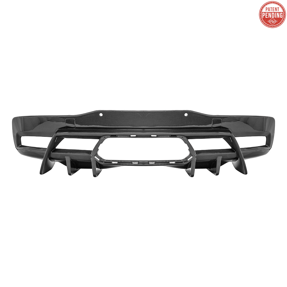 Chevrolet Corvette C8 Z06 EOS Performance Dry Carbon Fiber Rear Bumper Finned Diffuser 2023-Present