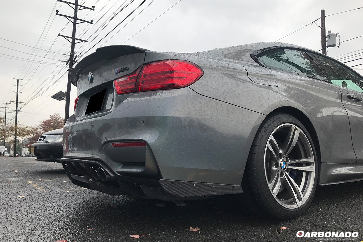 2014-2020 BMW M3 F80 & M4 F82 VA Style Carbon Fiber Rear Diffuser and Lip