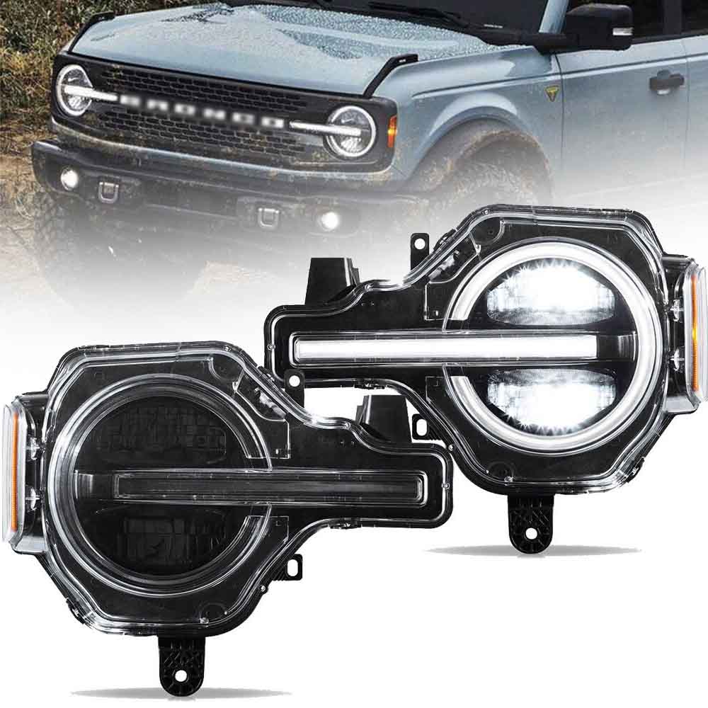 Ford Bronco LED Headlights (2021 - 2024)