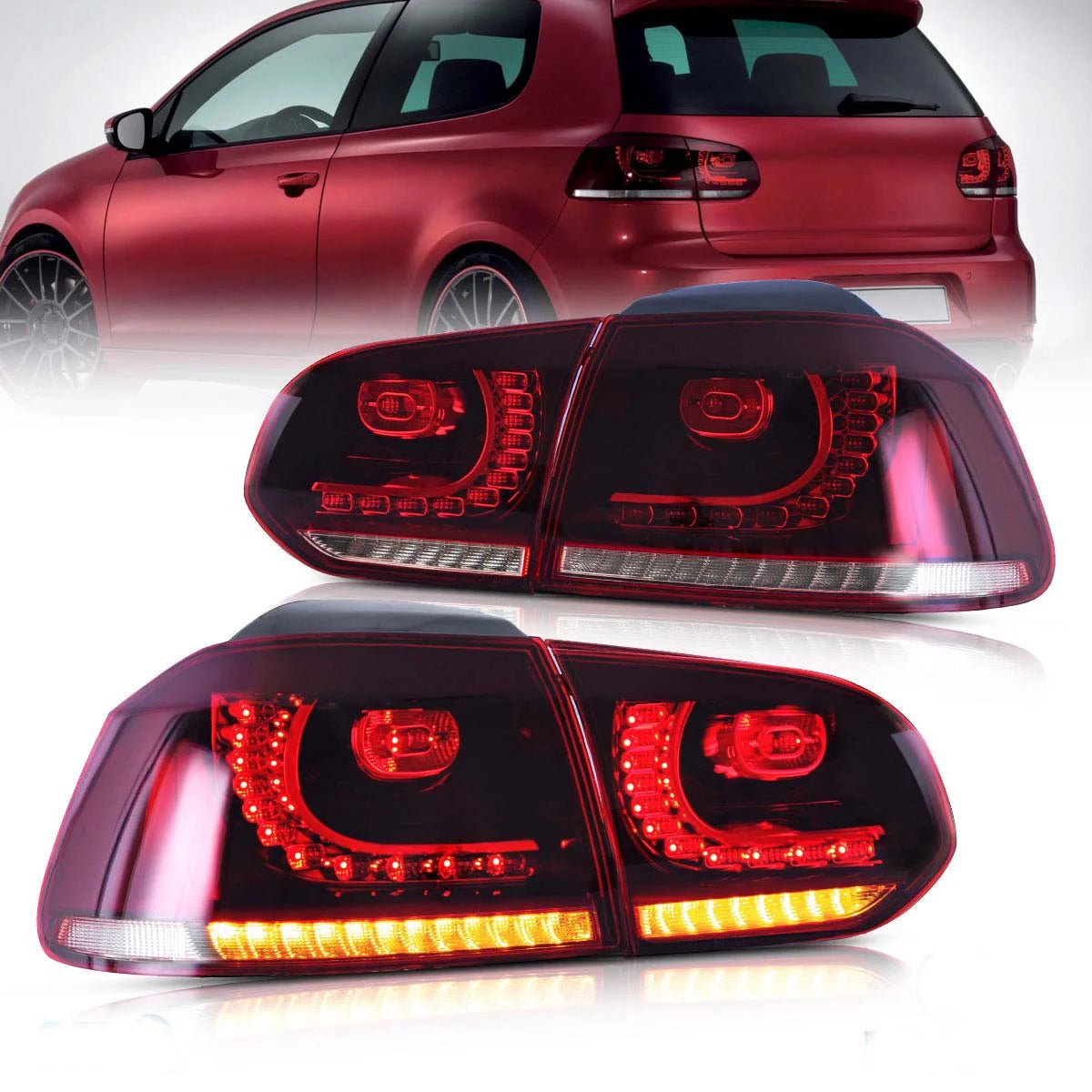 Volkswagen Golf 6 MK6 LED Taillights 2009 - 2014 (Europe: 2008-2012)