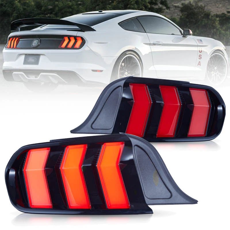 Ford Mustang S550 W/ 5 Modes Turn Signals LED Taillights 2015 - 2023