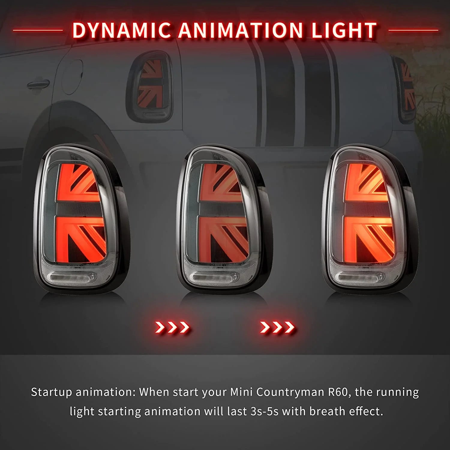 BMW Mini Countryman (R60) Union Jack LED Taillights 2010-2016