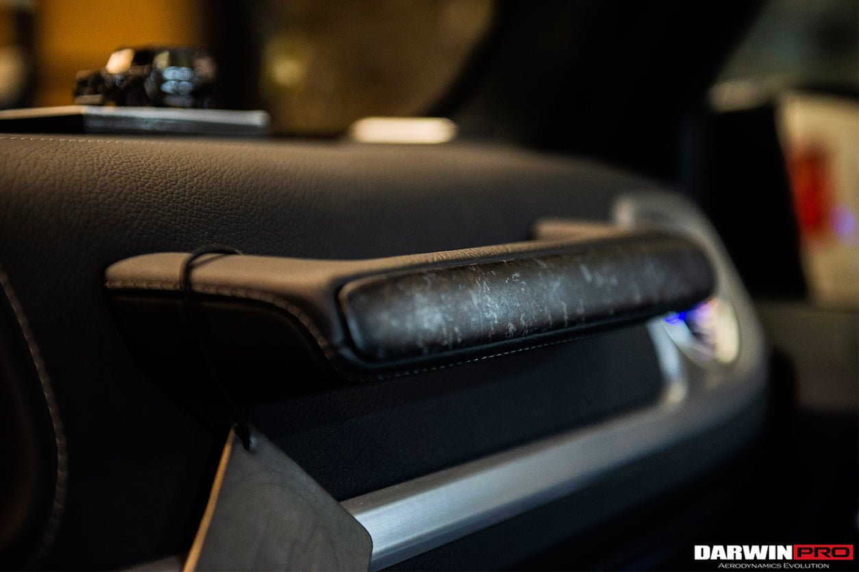 2019 - 2023 Mercedes Benz W464 G550 G63 AMG G-Class Dry Carbon Fiber Co-pilot Handrail Replacement