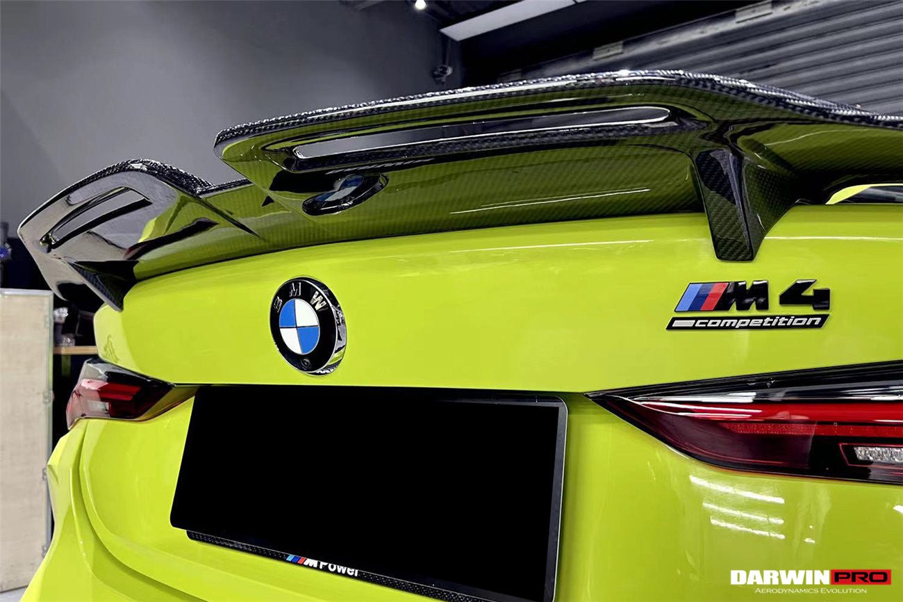 2021-2025 BMW M4 G82/4 Series G22 BKSS Style Carbon Fiber Trunk Spoiler