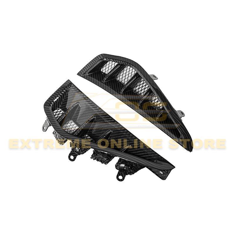 Ram 1500 DT TRX Style Carbon Fiber Side Door Fender Vent Trim 2019-Up