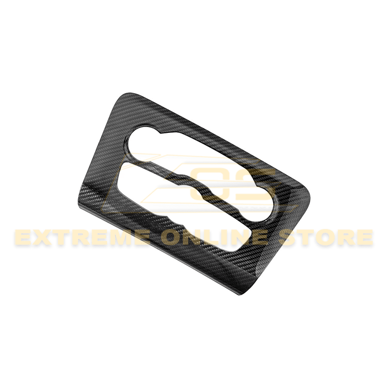 Dodge Charger Factory Style Carbon Fiber Center Console Audio Panel Cover 2015-2023