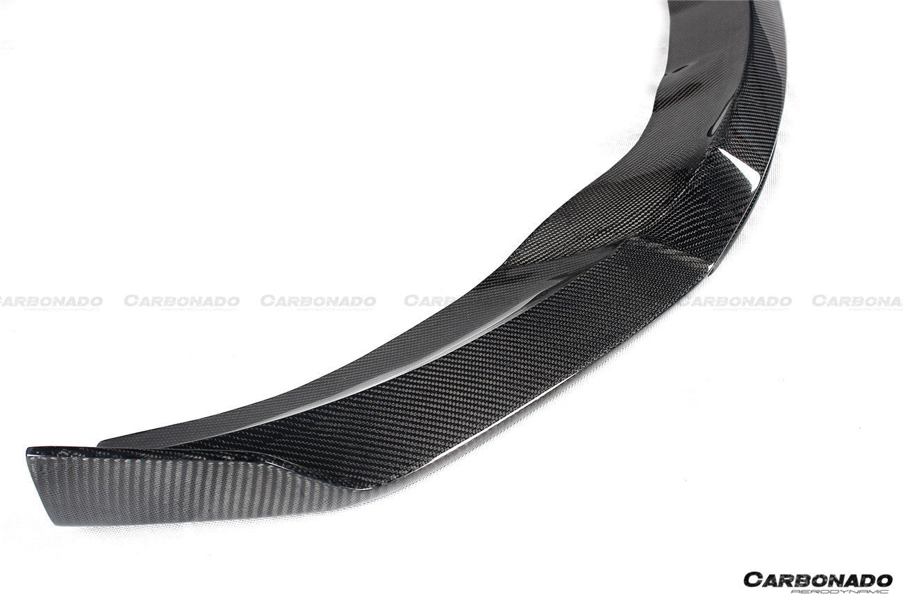 2014 - 2017 Porsche Macan GTS/Turbo/S ATS Style Carbon Fiber Front Lip