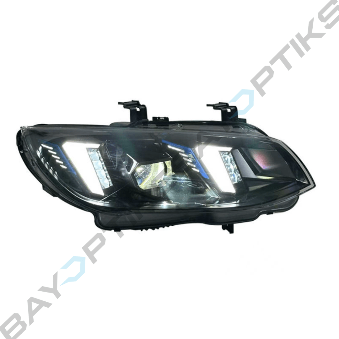 BMW LCI E92 E93 3 Series Snake Eye Style Headlight CSL Yellow/White (2011 - 2013)